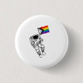 Progress Pride Moonman Ronde Button 3,2 Cm (Voorkant)