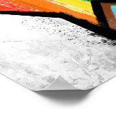Progress Pride Vuist Poster (Hoek)