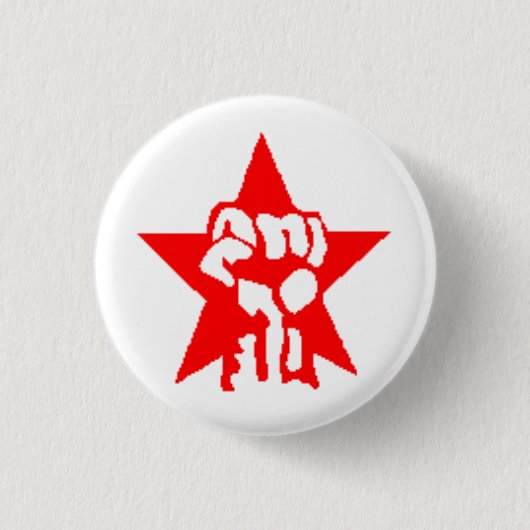 Progressieve knop Labourpartij Ronde Button 3,2 Cm (Voorkant)