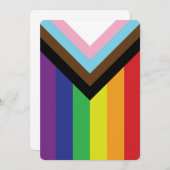 Progressieve LGBTQIA-vlag (Voorkant / Achterkant)