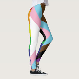 Progressieve LGBTQIA-vlag Leggings