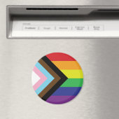 Progressieve LGBTQIA-vlag Magneet (Insitu (Vaatwasser))