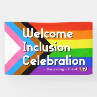 Progressieve PRIDE-vlagbanner Spandoek