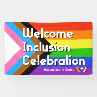 Progressieve PRIDE-vlagbanner Spandoek