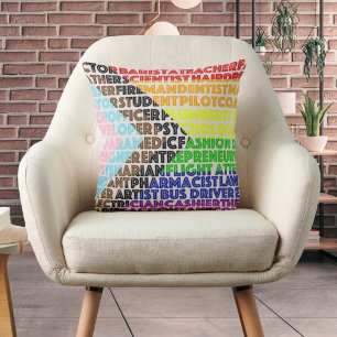 Progressieve Rainbow Flag LGBT Gay Script Kussen