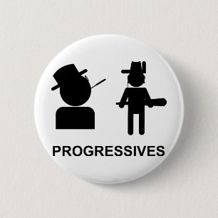 progressieven ronde button 5,7 cm