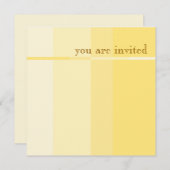 Progression Jaune Invitation du Parti Moderne (Devant / Derrière)