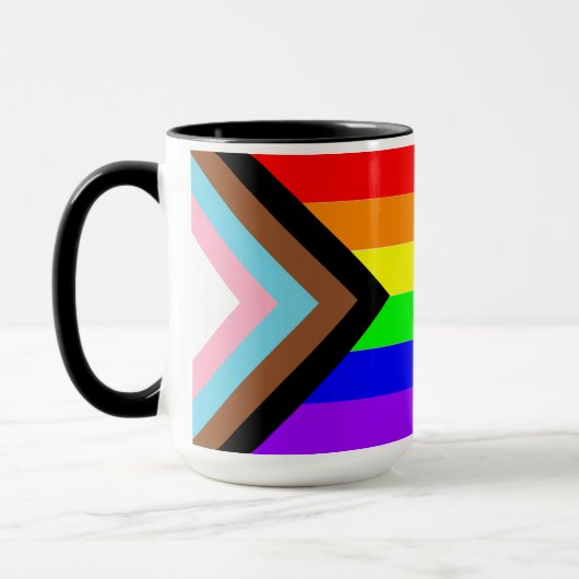Progression Mug de Fierté arc-en-ciel (Gauche)