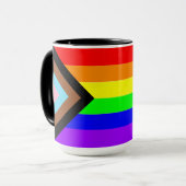Progression Mug de Fierté arc-en-ciel (Devant gauche)