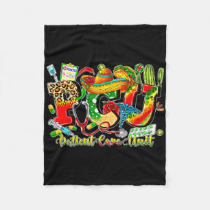 Progressive Care Unit PCU Cinco de Mayo Mexicaanse Fleece Deken