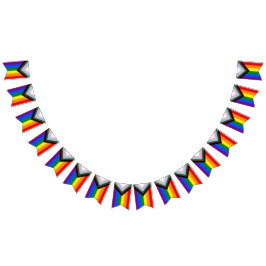 Progressive Pride Flag Bunting Vlaggetjes