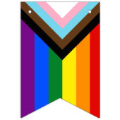 Progressive Pride Flag Bunting Vlaggetjes (Eerste vlag)