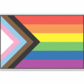 Progressive Pride Sticker (Devant)