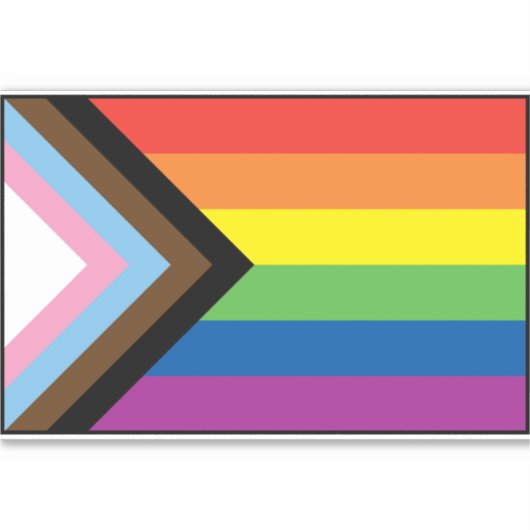 Progressive Pride Sticker (Devant)