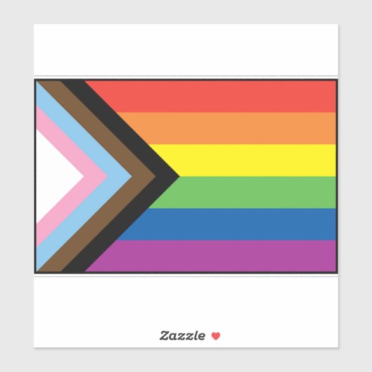Progressive Pride Sticker (Vel)