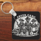 "Prohibition Pullets" Aluminum Keychain (Voorkant)