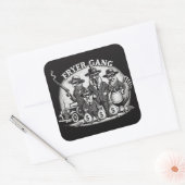 "Prohibition Pullets" Vierkante Sticker (Envelop)