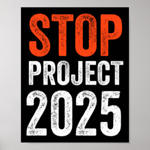 Project 2025 Anti Trump Poster