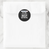 Project 2025 Deep State Ronde Sticker (Tas)