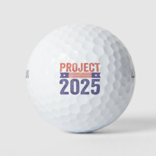 Project 2025 Trump American Patroitic USA Golfballen
