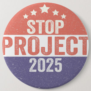 Project 2025 Trump American Patroitic USA Verkiezi Ronde Button 6,0 Cm