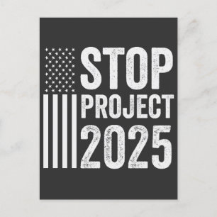 Project 2025 Trump Amerikaans Republikeins Briefkaart