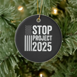 Project 2025 Trump Amerikaans Republikeins VS Keramisch Ornament