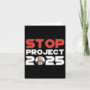 Project 2025 Trump's Project Anti Trump Patriotic Kaart