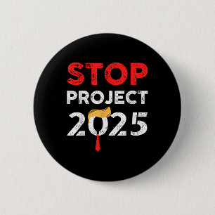 Project 2025 Trump's Project tegen Trump Ronde Button 5,7 Cm