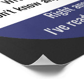 Project 2025 - Verkeerd antwoord Poster (Hoek)