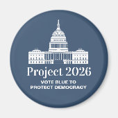 Project 2026 Vote for Democracy Magneet (Voorkant)