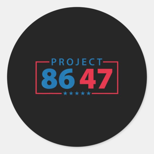 Project 8647 Resist Subtle Foxtrot Delta Tango Pro Ronde Sticker (Voorkant)