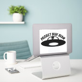 PROJECT BLUE BEAM UFO CAR DECAL STICKER (Laptop op bureau)