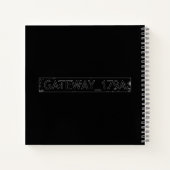 Project Gateway - TOEGANG GEWEIGERD - Reality Glit Notitieboek (Achterkant)
