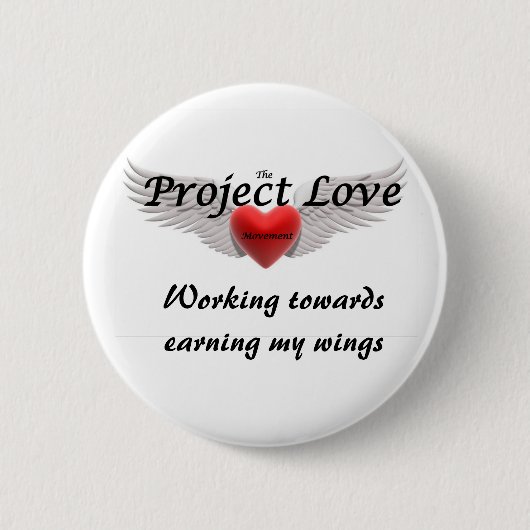 Project Love Ronde Button 5,7 Cm (Voorkant)
