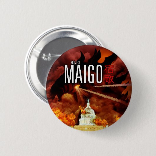 Project Maigo - De Button! Ronde Button 5,7 Cm (Voorkant /achterkant)
