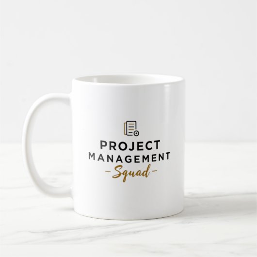 Project Management Squad – Document Icoon Koffiemok (Links)