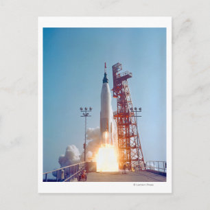 Project Mercury MA-9 Start, Faith 7 Briefkaart