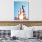 Project Mercury MA-9 Start, Faith 7 Canvas Afdruk (Insitu (Slaapkamer))