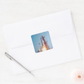 Project Mercury MA-9 Start, Faith 7 Vierkante Sticker (Envelop)