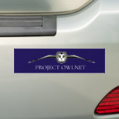 Project Owlnet Bumpersticker (Op auto)
