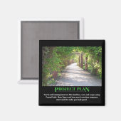 Project Plan - maak het enkel gelijke PowerPoint Magneet (Voorkant / Achterkant)