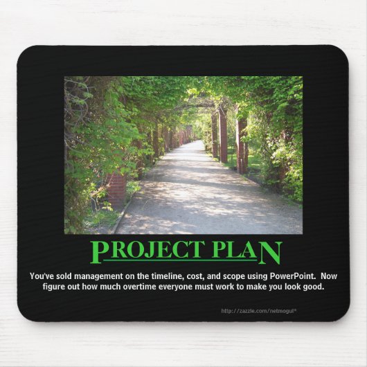 Project Plan - maak het enkel gelijke PowerPoint Muismat (Voorkant)