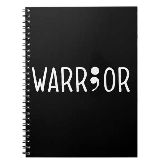 Project Semicolon Warrior Notitieboek (Voorkant)