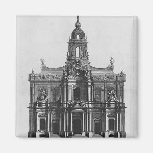 Project voor de kerk van Saint-Sulpice Magneet (Voorkant)