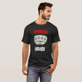 Project Zorgo Anonymous Mask Hacker T-shirt (Voorkant volledig)