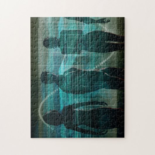 Projectbeheer en softwareoplossingen legpuzzel (Verticaal)
