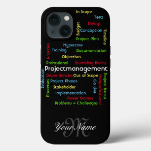 Projectbeheervoorwaarden voor projectmanagers iPhone 13 hoesje