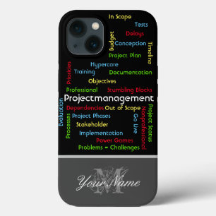 Projectbeheervoorwaarden voor projectmanagers iPhone 13 hoesje