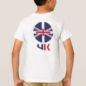 PROJECTED FLAG UK / ENGLAND BY MASANSER T-SHIRT (Achterkant)